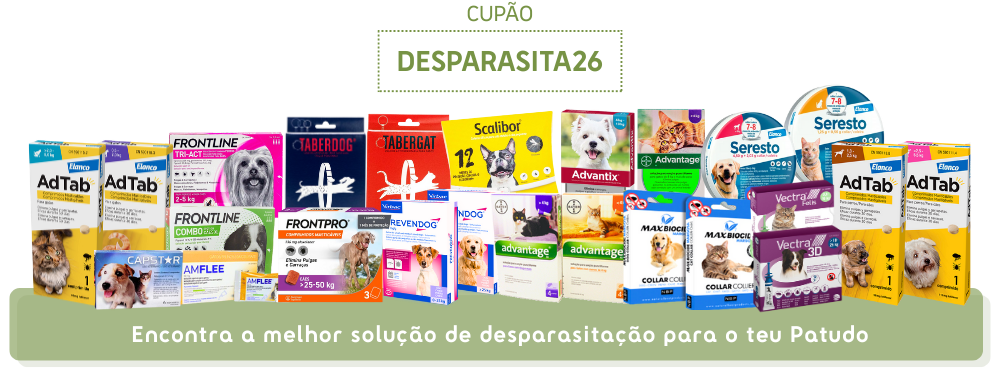 Encontra a melhor solução de desparasitação para o teu Patudo na NewPet