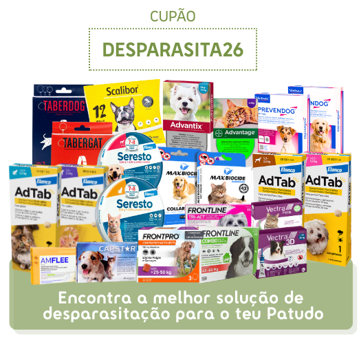 Encontra a melhor solução de desparasitação para o teu Patudo na NewPet