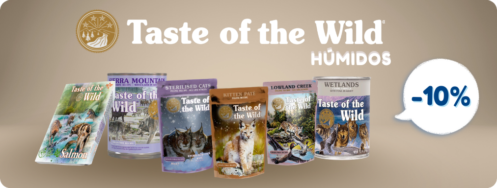 Taste of the Wild Húmidos -10% 