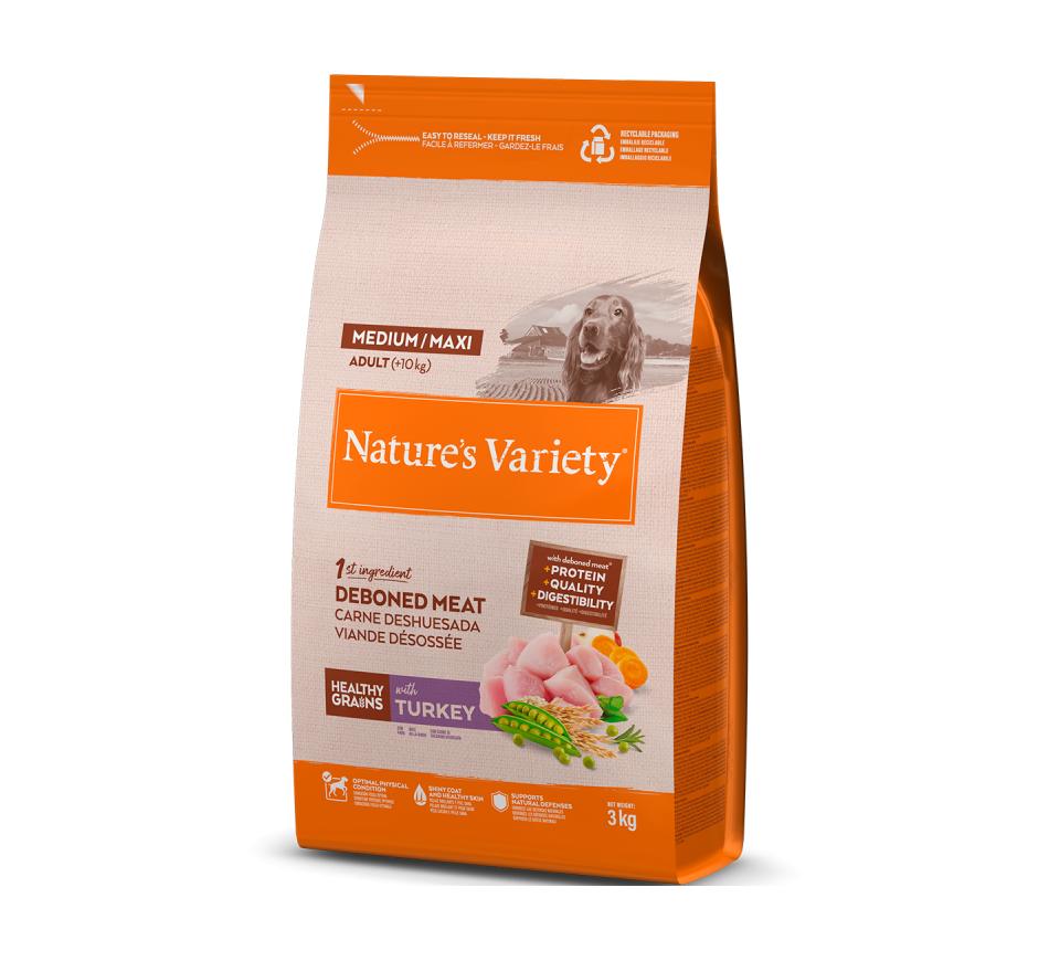 Nature's Variety Healthy Grain Cão Adulto Medium/Maxi- Perú 