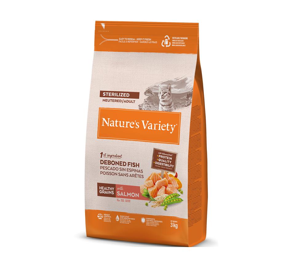 Nature's Variety Healthy Grain Gato Esterilizado - Salmão