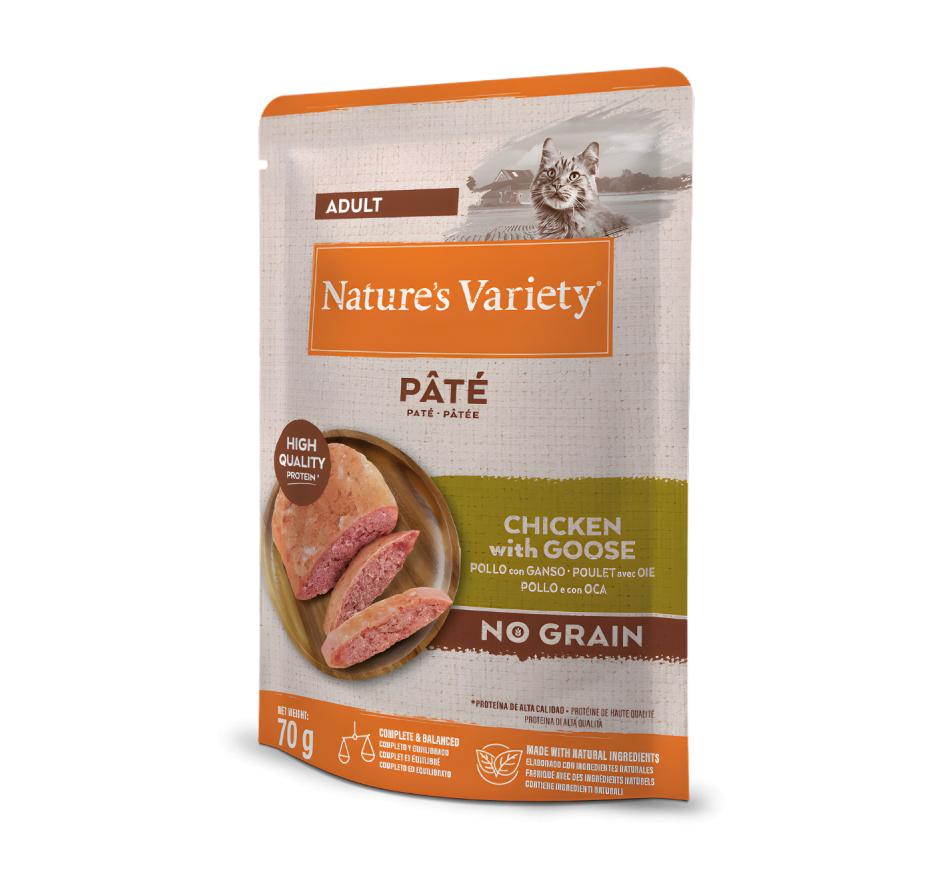 Nature's Variety Original No Grain Gato Patê - Frango e Ganso