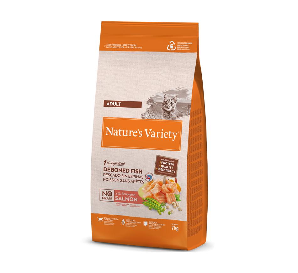 Nature's Variety No Grain Gato Adulto - Salmão da Noruega