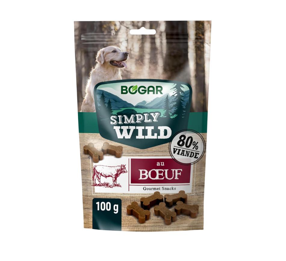 Bogar Simply Wild Soft Bones Carne para Cão