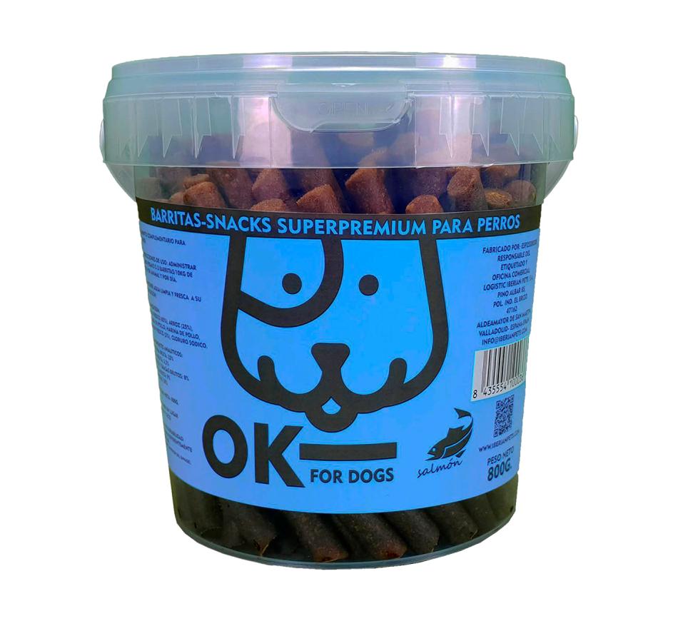 Ok For Dogs Snacks Superpremium Barritas - Salmão