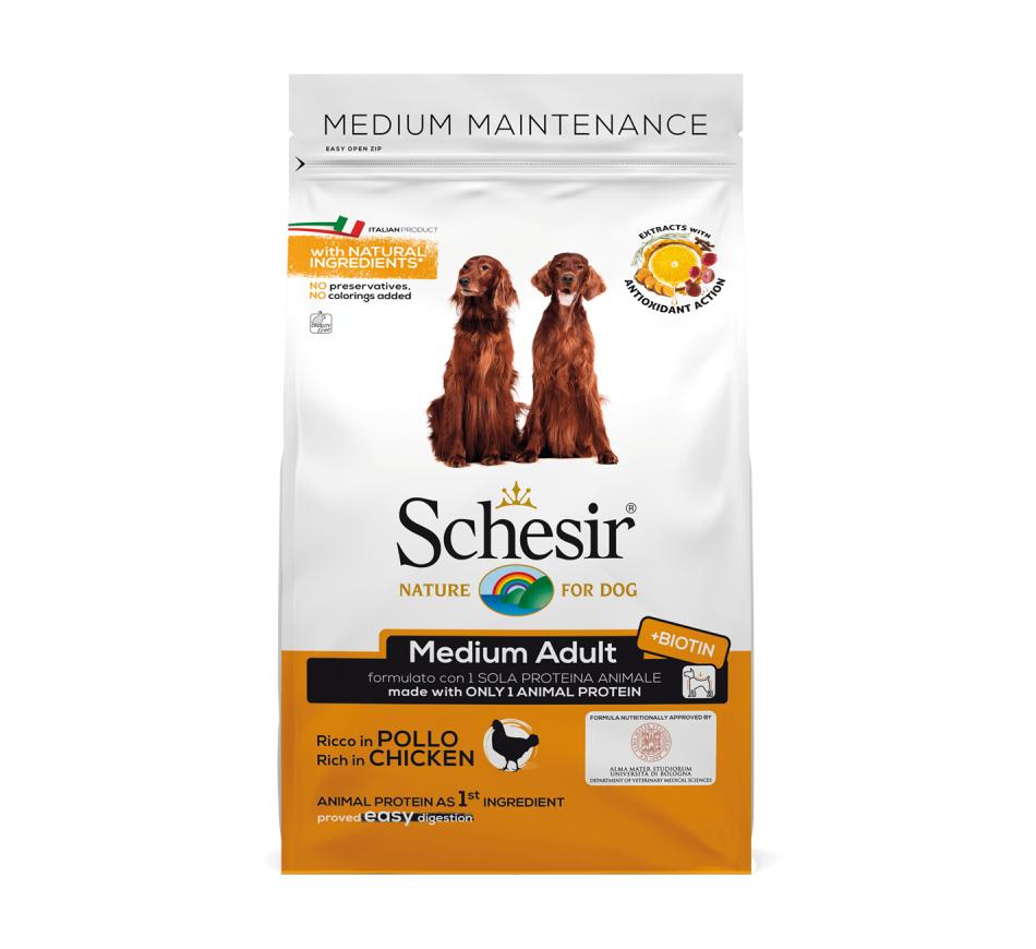 Schesir Cão Adulto Maintenance Medium Frango