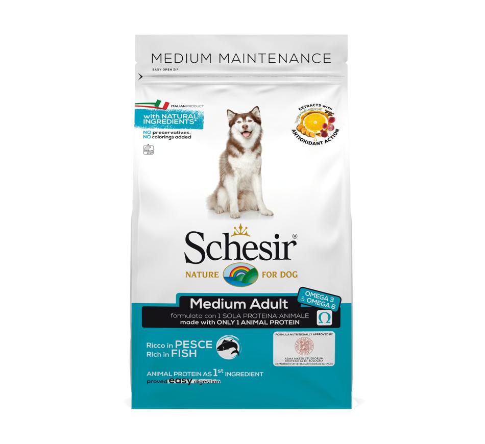 Schesir Cão Adulto Maintenance Medium Peixe