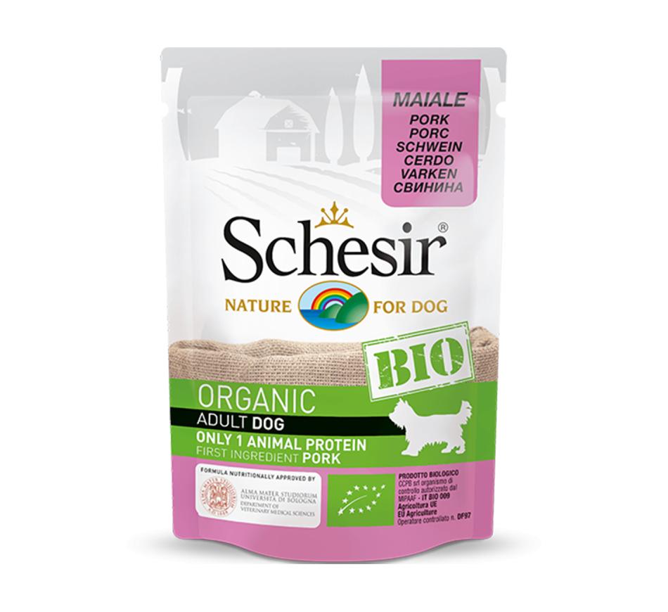 Schesir Bio Gato Húmido Porco