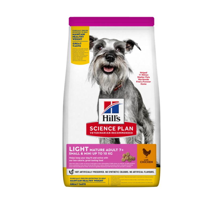 Hill's Science Plan Cão Adulto Maturo 7+ Light Small & Mini Frango