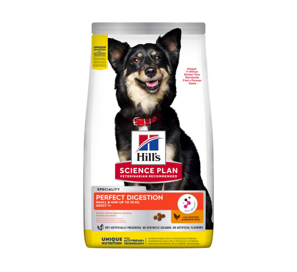 Hill's Science Plan Cão Adulto Perfect Digestion Small & Mini com Frango