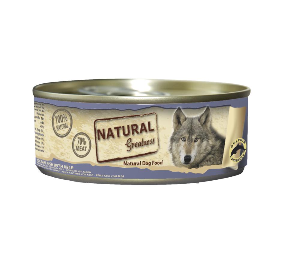 Natural Greatness Cão Peixe Oceano e Algas