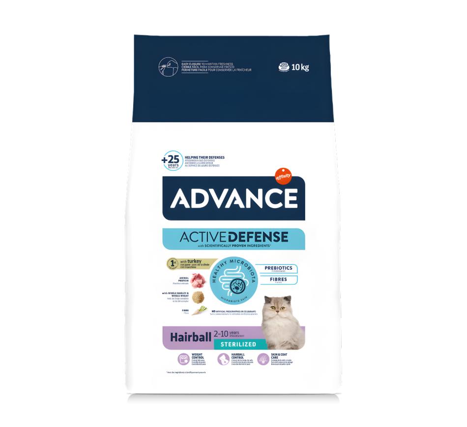 Advance Cat Sterilized Hairball - Turkey & Rice