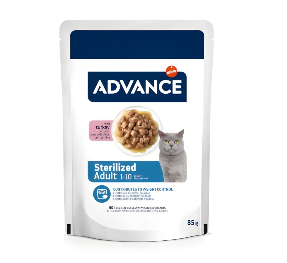 Advance Wet Gato Adulto Sterilized Perú - Pedaços em Molho
