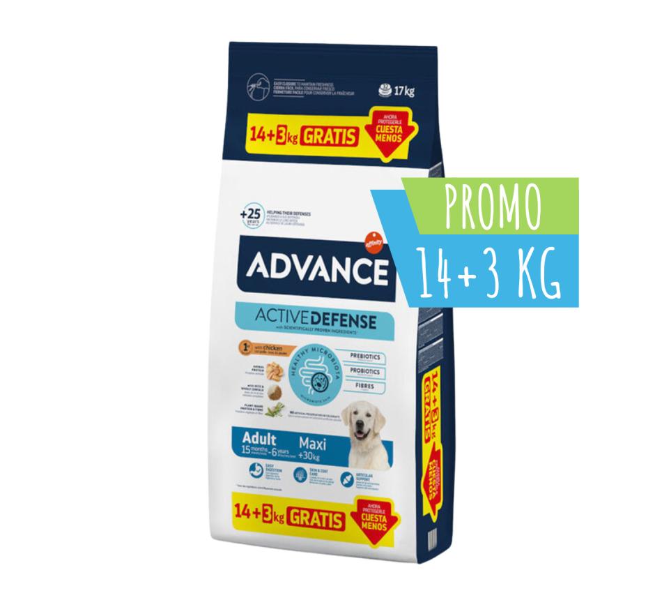Advance Adult Maxi Chicken & Rice 14+3kg