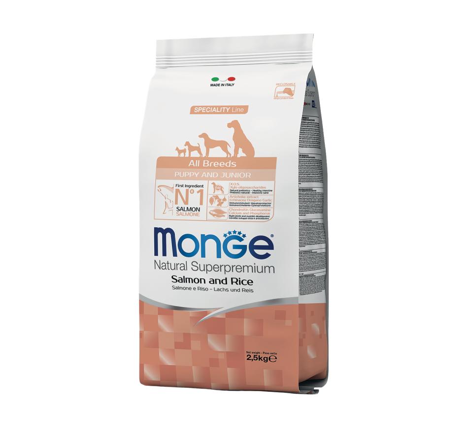 Monge Speciality Line All Breeds Dog Puppy - Salmão e Arroz