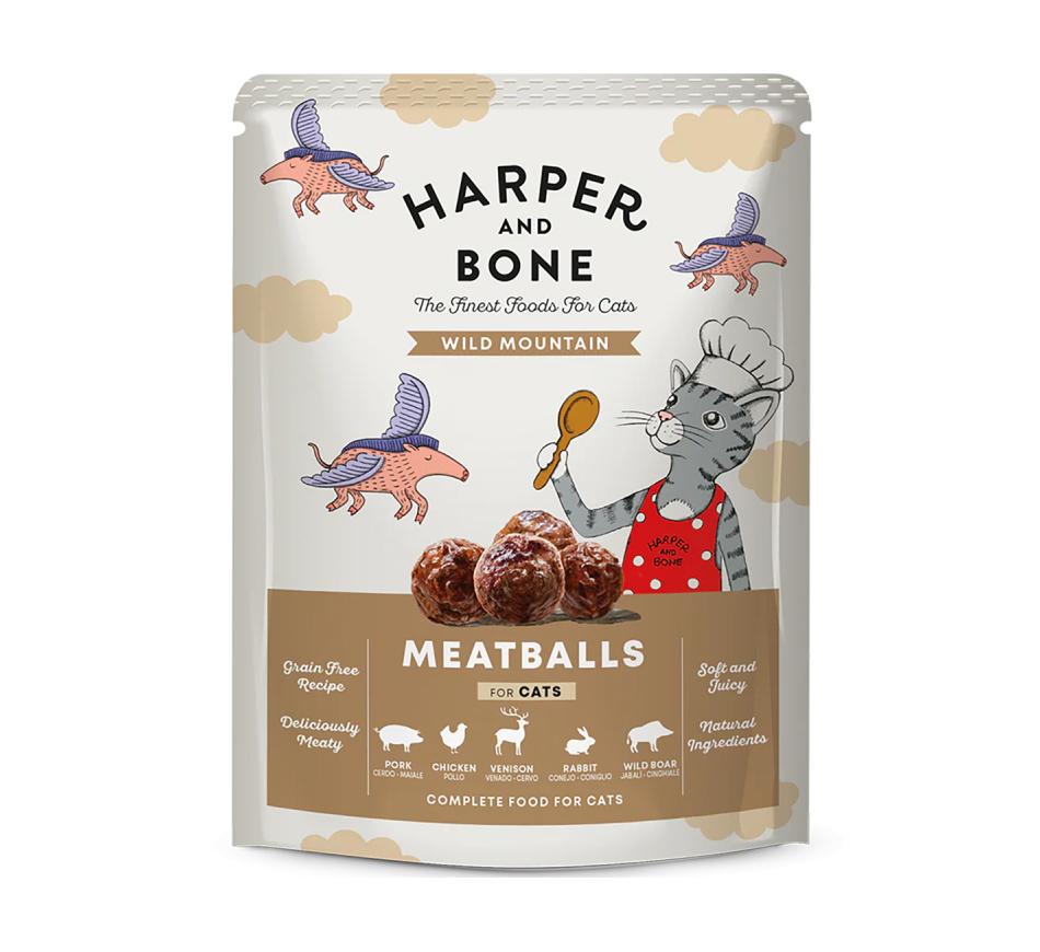 Harper and Bone Gato Adulto Ração Húmida Wild Mountain