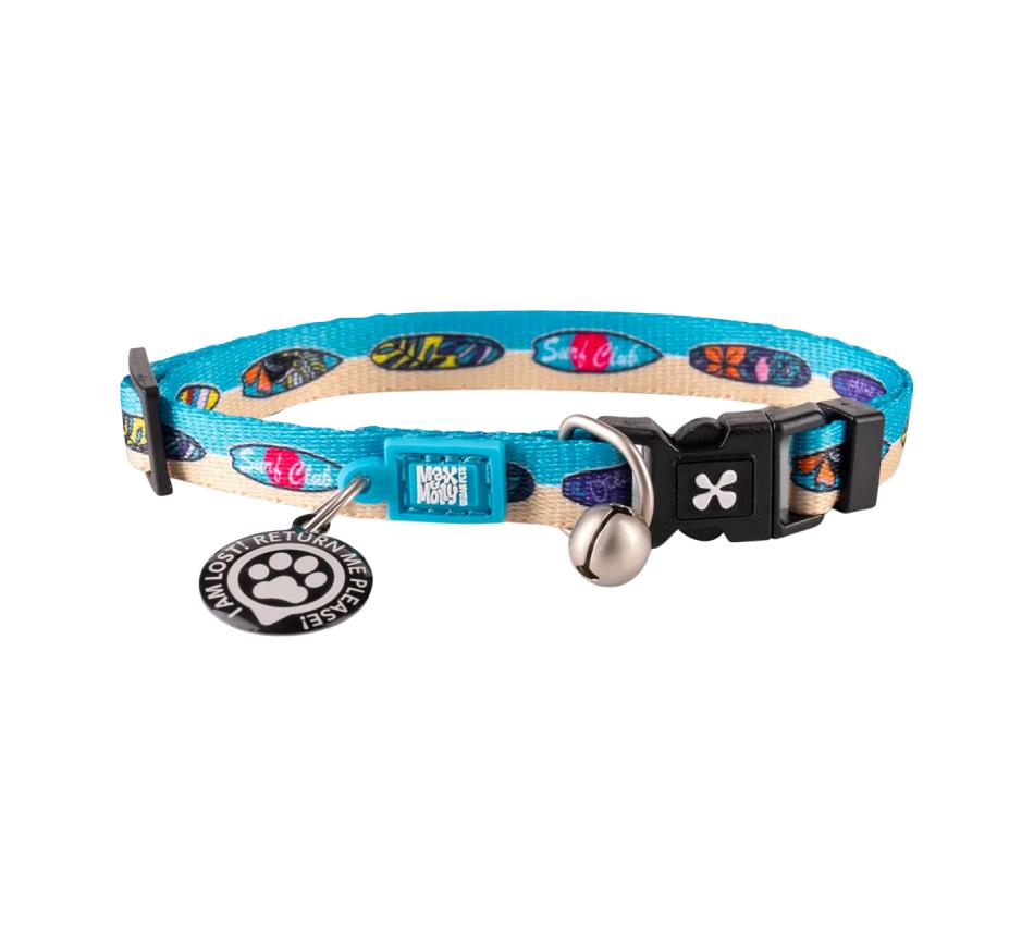 Coleira Smart ID Gato Aloha - Max & Molly