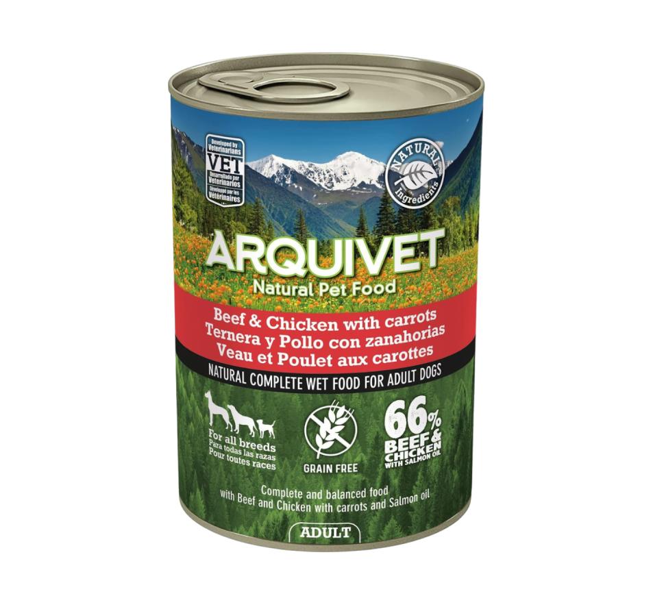 Arquivet Húmida Adult Dog Vitela, Chicken, Carrots and Salmon Oil