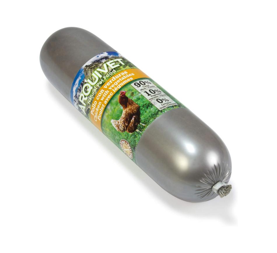 Arquivet Comida Húmida Cão em Salsicha Frango & Legumes