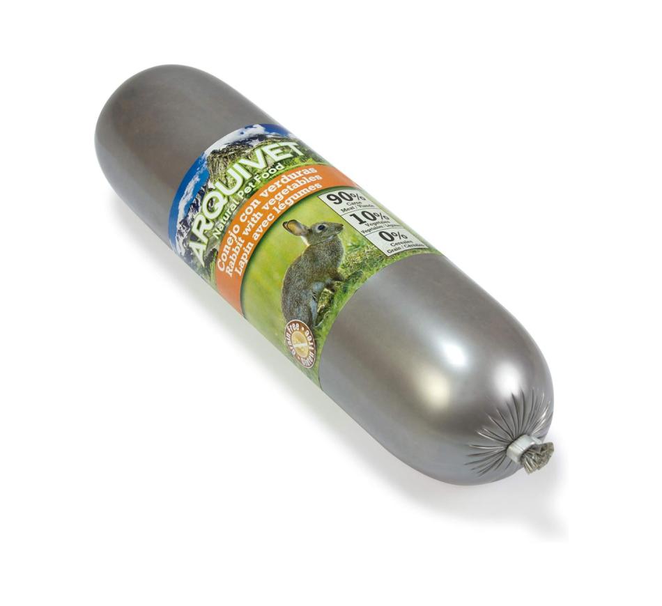 Arquivet Comida Húmida Cão em Salsicha Coelho e Legumes