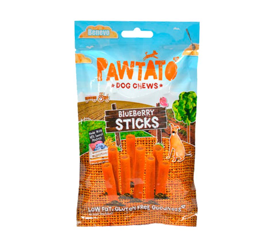 Benevo's Pawtato Blueberry Sticks - Snack Hipoalergénico