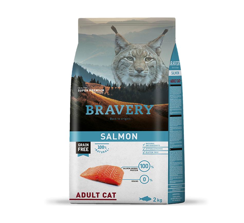Bravery Cat Adult  - Salmão & Grain Free