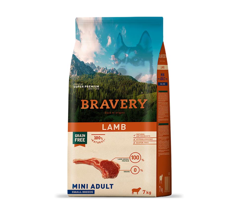 Bravery Dog Adult Mini/Small - Borrego & Grain Free