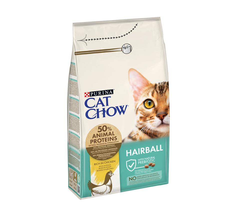 Cat Chow HairBall Control Adulto - Frango