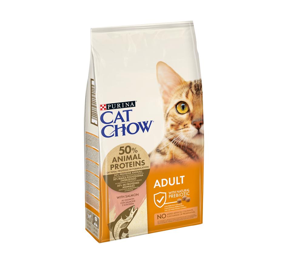 Cat Chow Adulto - Salmão 