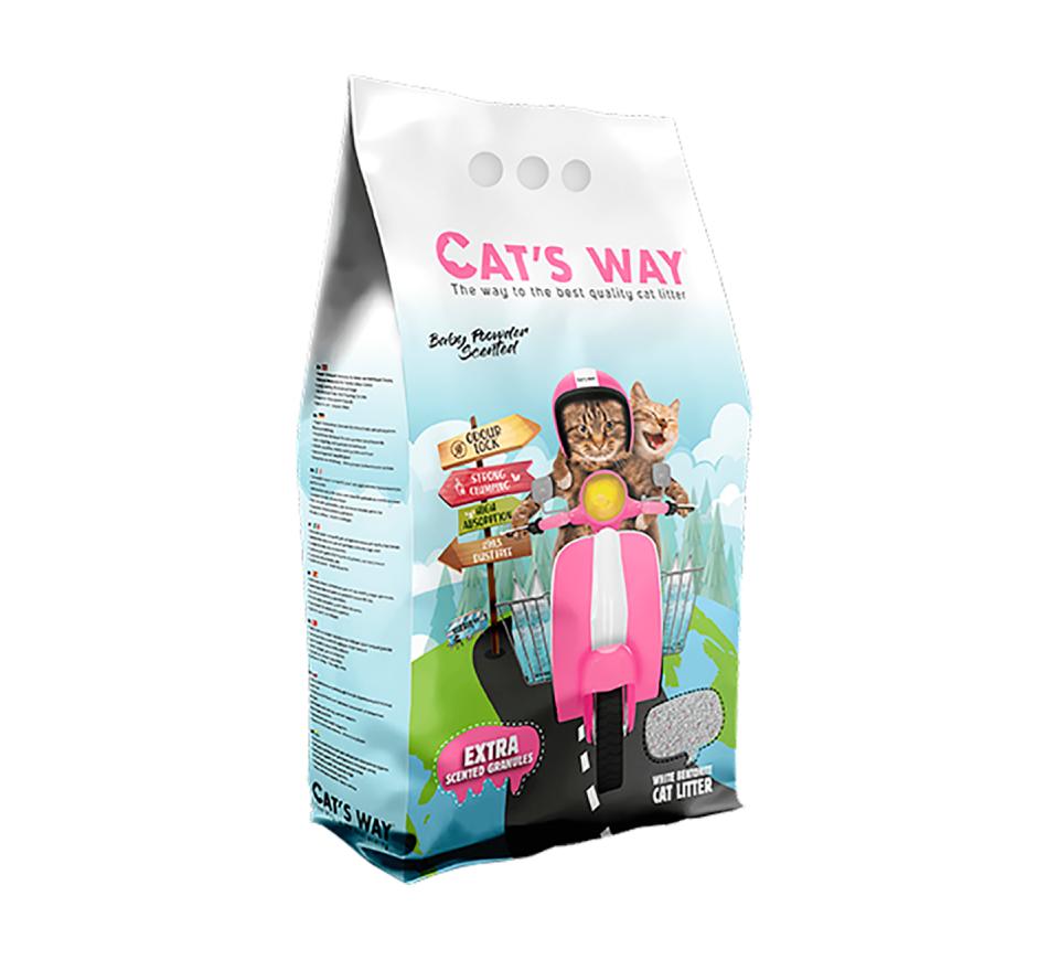 Cat's Way Areia Aglomerante Talco 