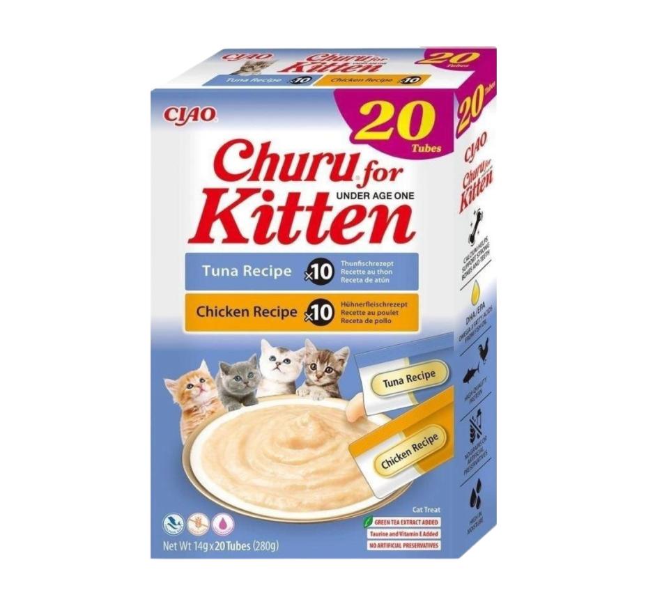 Churu Gato Box Kitten de Atum e Frango