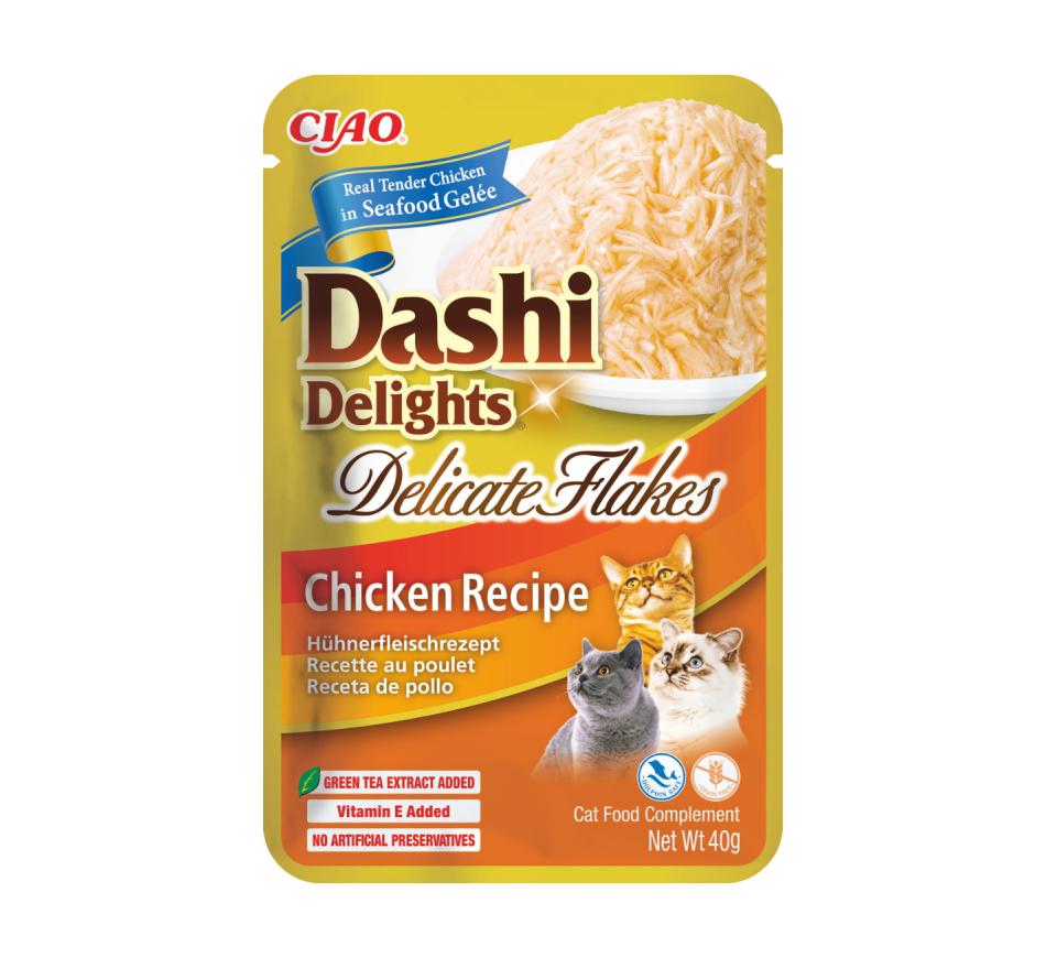 Churu Gato Dashi Delicate Flakes Receita de Frango 