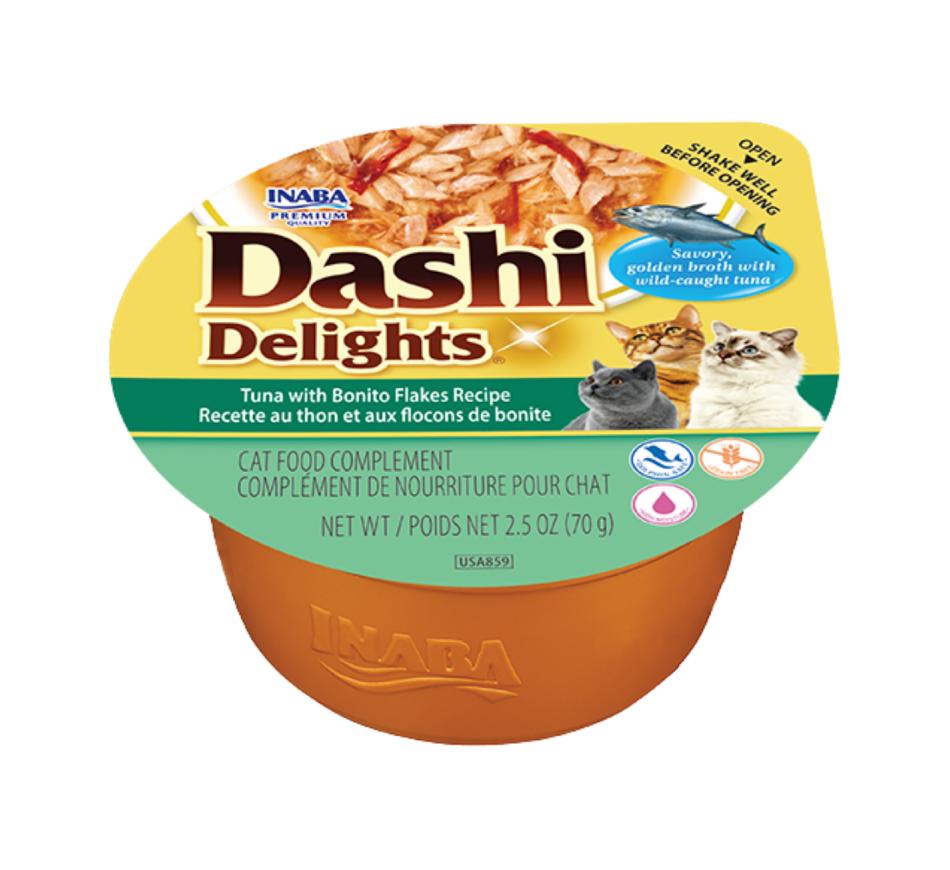 Churu Gato Dashi Delights Receita de Atum com Flocos 