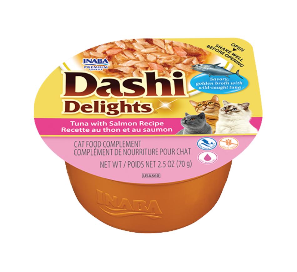 Churu Gato Dashi Delights Receita de Atum com Salmao 