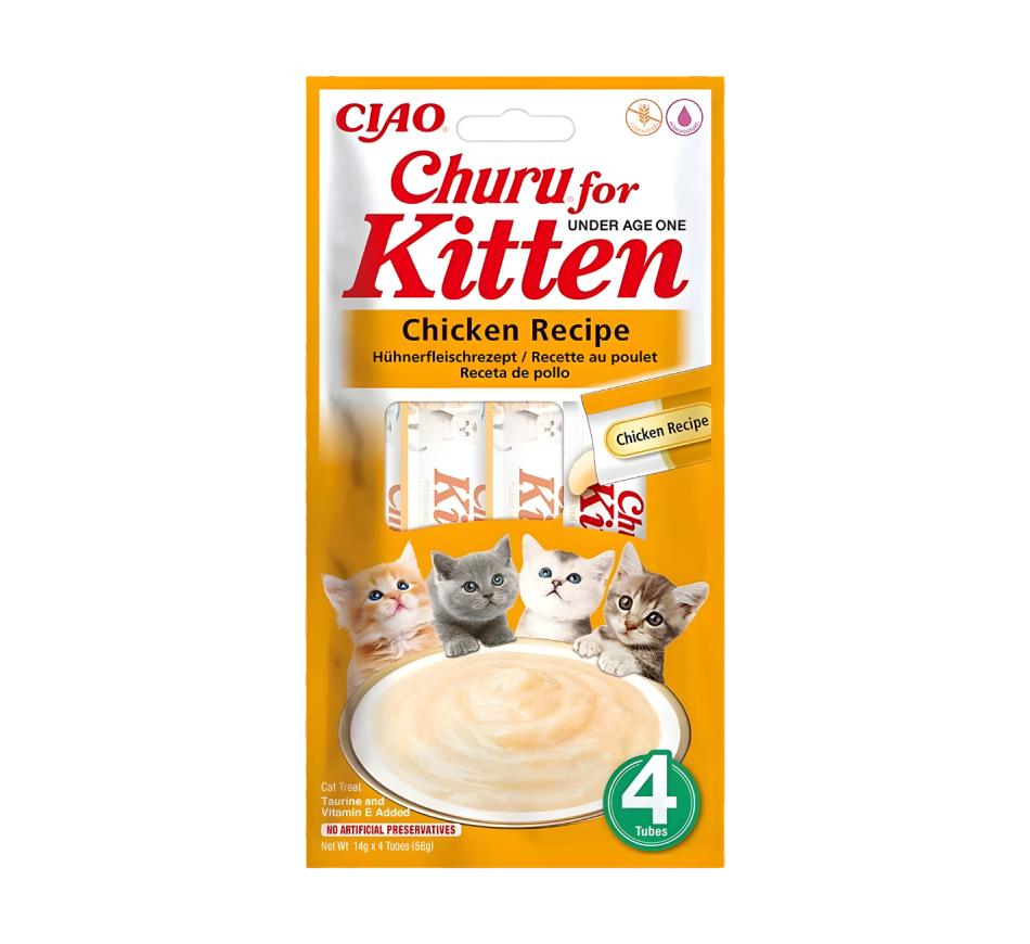 Churu Gato For Kitten Receita Frango 