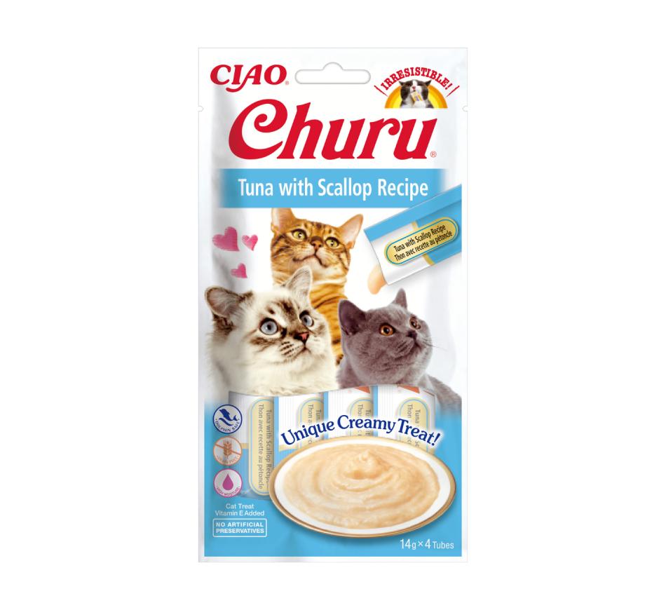 Churu Gato Receita de Atum com Vieira 