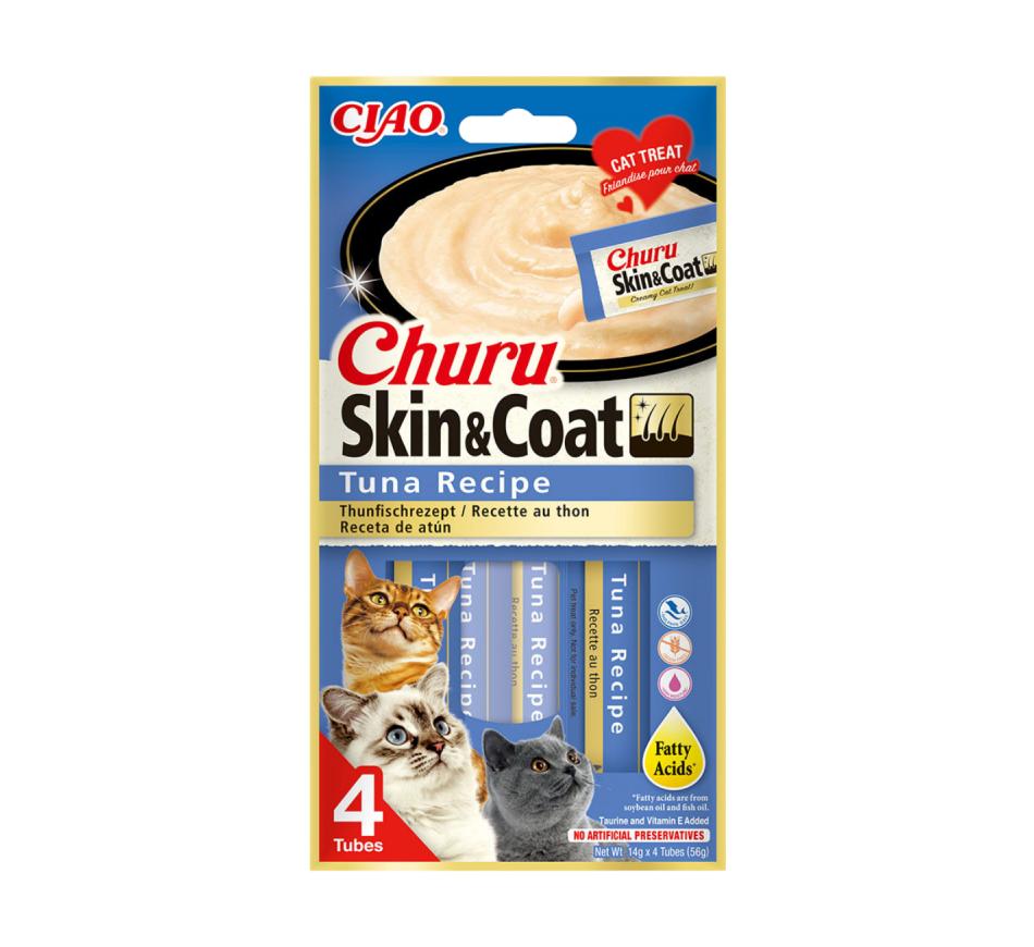Churu Gato Skin & Coat Receita de Atum 