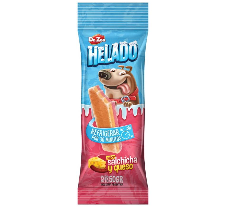 Dr. Zoo Gelado de Salsicha e Queijo para Cães
