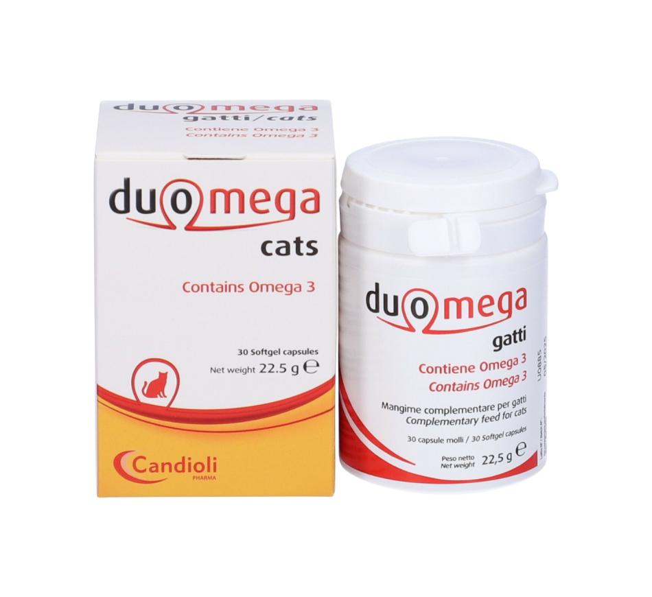 Duomega Gatos 30 Cápsulas Moles Candioli
