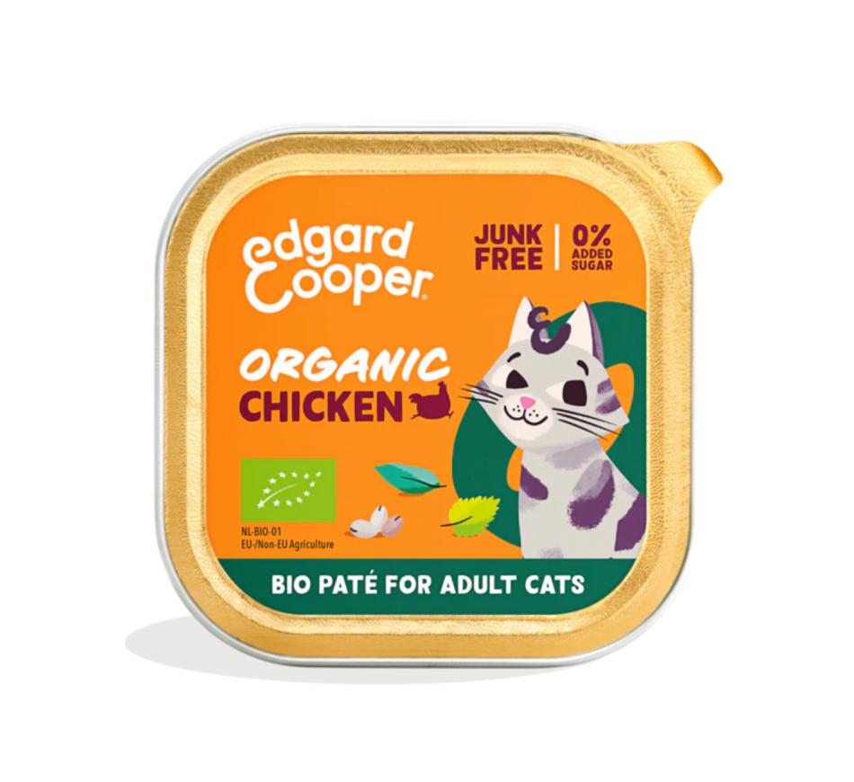 Edgard & Cooper Ração Húmida Paté Gato Adulto Bio - Frango Orgânico