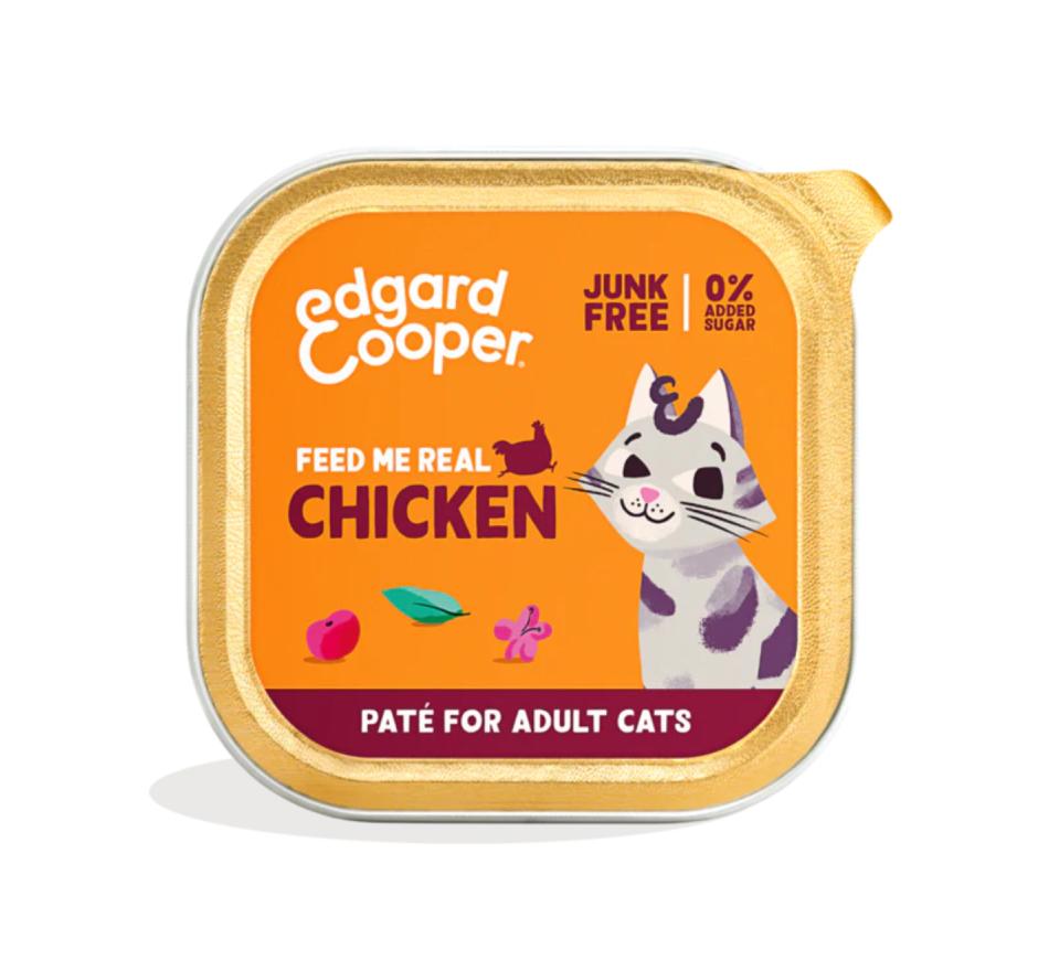 Edgard & Cooper Ração Húmida Paté Gato Adulto - Frango