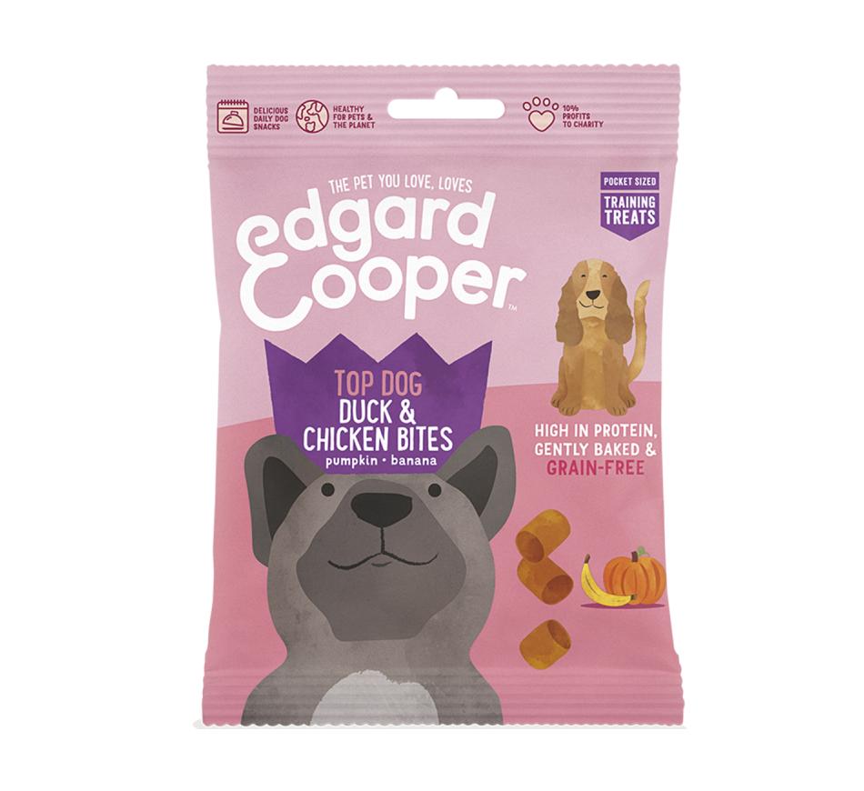 Edgard & Cooper Snack Grain Free Cão - Pato, Frango, Abóbora e Banana