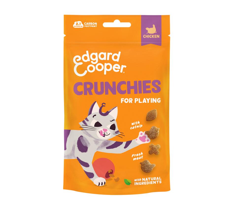 Edgard & Cooper Gato Treats Crunchies Frango 
