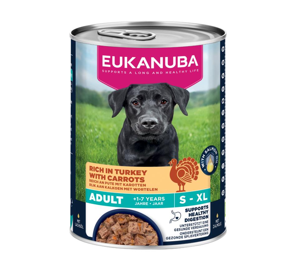 Eukanuba Cão Adulto Ração Húmida - Perú com Cenouras 