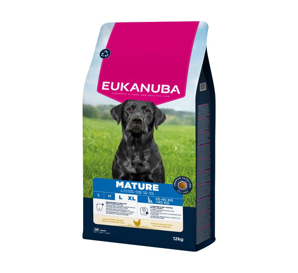 Eukanuba Cão Maduro Raça Grande - Frango Fresco 