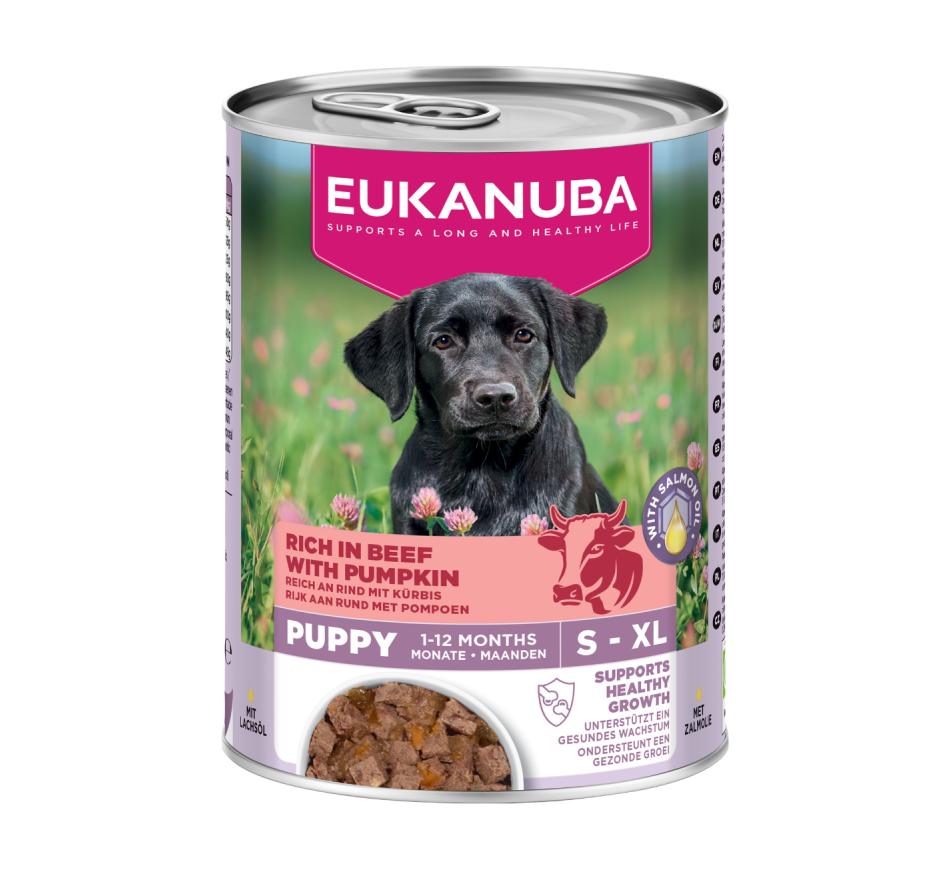 Eukanuba Cão Puppy Ração Húmida - Carne de Vaca com Abóbora 