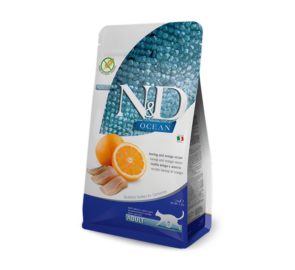 Farmina N&D Ocean Gato Adulto - Arenque 