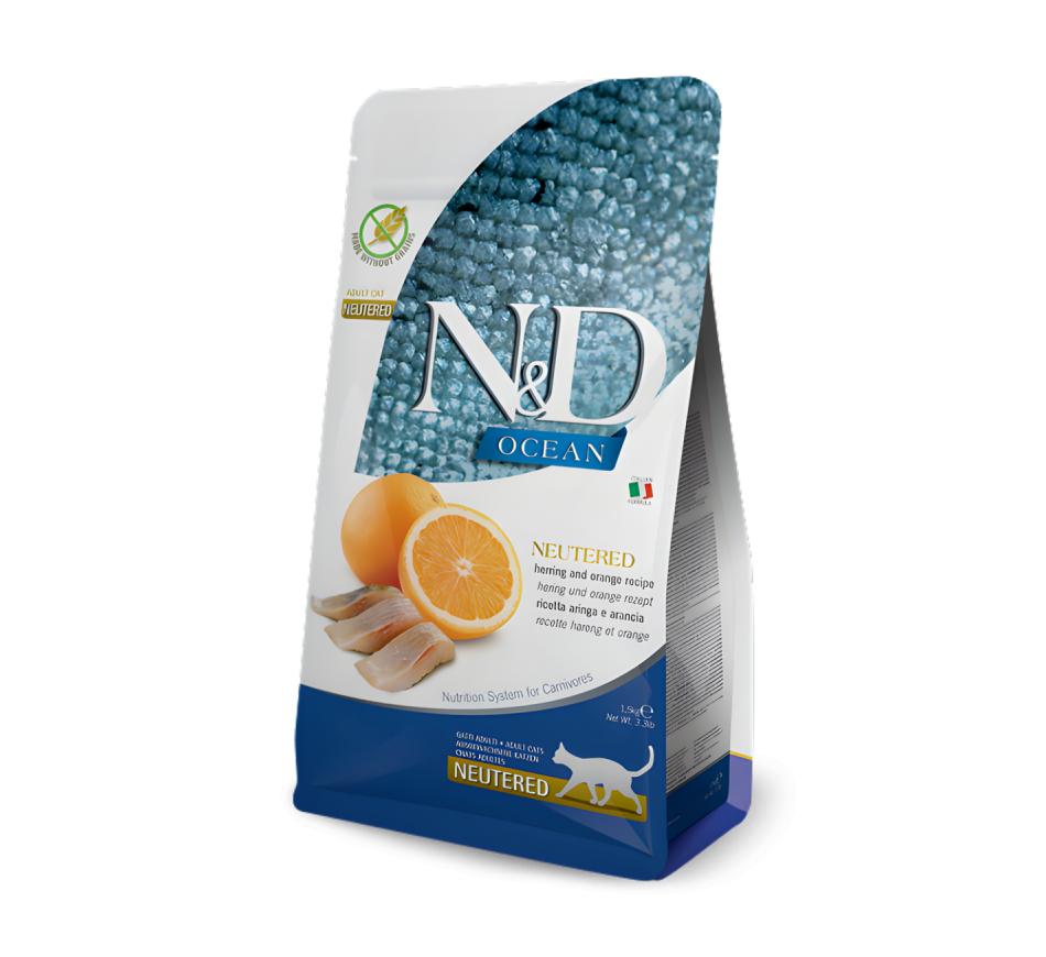 Farmina N&D Ocean Neutered Gato Esterilizado - Arenque