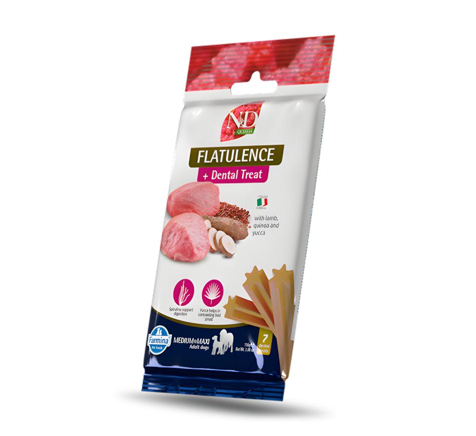 Farmina N&D Quinoa Flatulence Treat Cão Medium & Maxi - Cordeiro