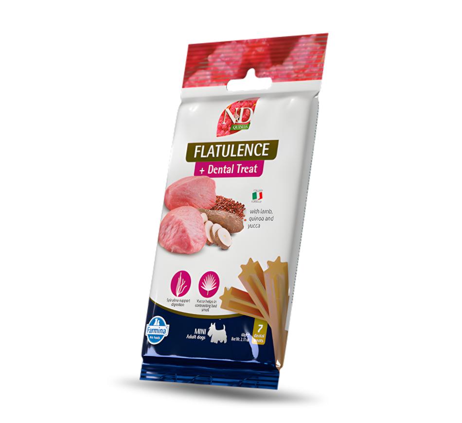 Farmina N&D Quinoa Flatulence Treat Cão Mini - Cordeiro